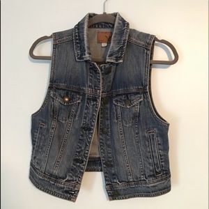 American Eagle Denim Vest